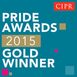 CIPR Pride Awards Gold Winner 2015