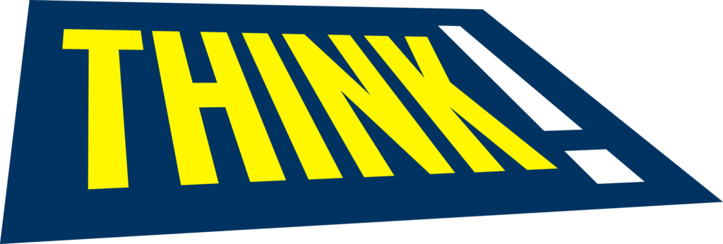 Logo for Think! Kill your speed campaign